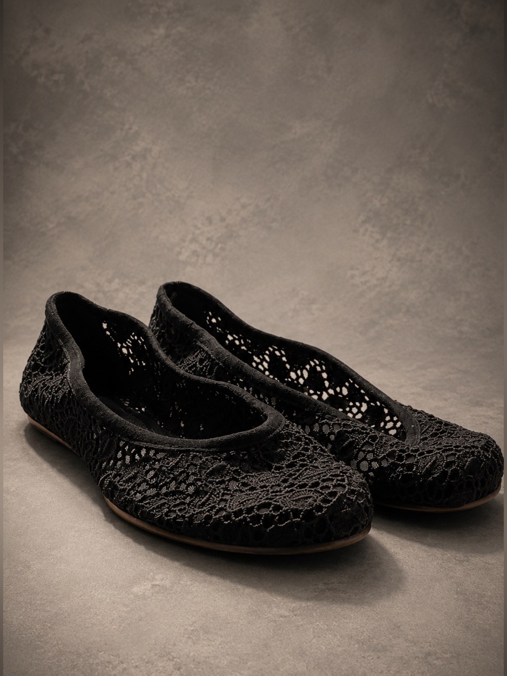A.P.C. ballet flats  Women’s Black Lace size 37